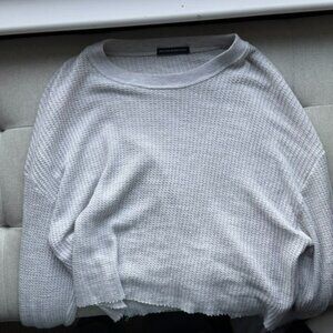 Brandy Melville light gray long sleeve